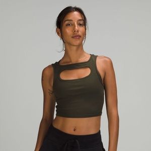 Lululemon Cut Out Crop Top